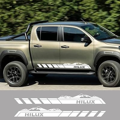 Autocollant à rayures latérales de porte de pick-up asap pour décoration d'accessoires