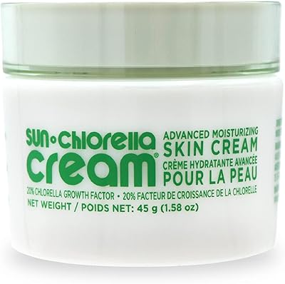 Crème pour la peau sun chlorella - crème hydratante avancée pour la peau