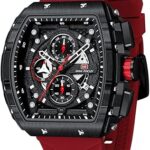 Montre de sport de mode mini focus pour hommes (chronographe-résistant à l'eau-lumineux-calendrier) montre