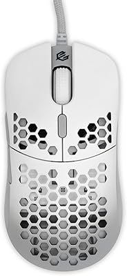 Souris de jeu filaire ultra légère htm hatti avec design en nid d'abeille