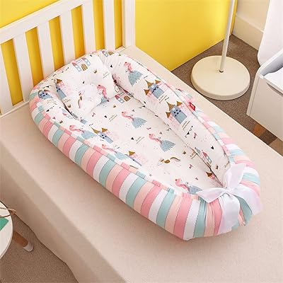Lit bébé bionty lit de couchage nouveau-né ultra doux et respirant pour lit