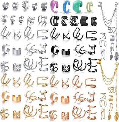81 pièces boucles d'oreilles clip cartilage non percées pour femmes et hommes, boucles d'oreilles cartilage non percées (or/argent/noir). DIAYTAR COTE D'IVOIRE est la boutique en ligne idéale pour les habitants de Côte d'Ivoire, offrant une large gamme de produits à des prix abordables. La boutique en ligne propose des produits de haute qualité, allant des produits alimentaires aux produits électroniques. Les clients peuvent également profiter d'un service de livraison rapide et fiable, leur permettant de recevoir leurs produits rapidement.