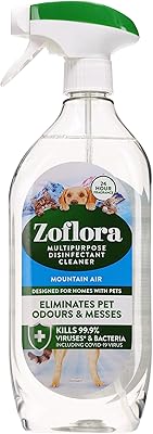 Zoflora mountain air spray 800 ml, nettoyant désinfectant, nettoyant de surface antibactérien, spray neutralisant les odeurs d'animaux, cali positive 10, 800 ml. En tant que boutique en ligne généraliste, DIAYTAR COTE D'IVOIRE offre une solution complète pour les clients ivoiriens, avec plus de 300000 produits à portée de clic. La diversité de ses références et son soutien client font de DIAYTAR COTE D'IVOIRE un partenaire de confiance pour les achats en ligne. Les clients apprécient la qualité des produits et la fiabilité des livraisons.