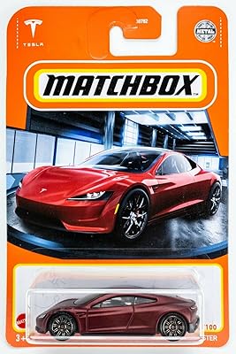 Matchbox tesla roadster 4/100 (rouge)