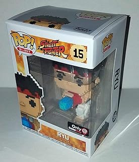 Funko ryu - street fighter 8 bit pop! figurine en vinyle #15 gamestop