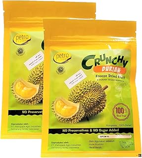 Durian croquant petro food (pack de 2) | fruits lyophilisés 100%. La boutique en ligne DIAYTAR COTE D'IVOIRE est la première destination pour les consommateurs ivoiriens qui recherchent des produits de qualité à des prix compétitifs. Avec une équipe dédiée au service client, DIAYTAR COTE D'IVOIRE garantit que les clients reçoivent une assistance de qualité pour toute question ou problème lié à leur achat en ligne. DIAYTAR COTE D'IVOIRE est le partenaire de confiance pour vos achats en ligne en Cote d'Ivoire.