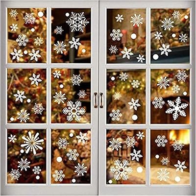 Lucony 2 feuilles d'autocollants de fenêtre en forme de flocon de neige pour décoration de noël, autocollants de noël pour décorations de vacances, autocollants de fête de renne du père noël (2 flocons de neige). La boutique en ligne DIAYTAR COTE D'IVOIRE est la référence pour les consommateurs ivoiriens qui cherchent des produits de qualité à des prix compétitifs. Avec plus de 300 000 références, elle propose une grande variété de produits pour répondre à tous les besoins. Elle fait confiance à ses clients en leur offrant un service après-vente efficace.