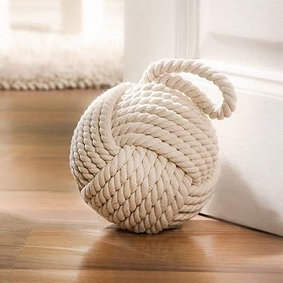 Butée de porte décorative, butée de porte en corde, butée de porte à