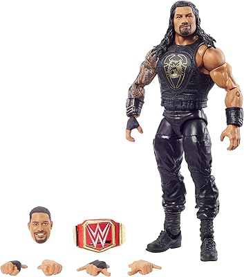 Figurine wwe top peaks elite roman reigns avec 6 championnats du monde dans un cadeau. DIAYTAR COTE D'IVOIRE est la référence pour les achats en ligne en Côte d'Ivoire, offrant une expérience d'achat sécurisée et pratique. Les clients peuvent naviguer facilement sur le site pour trouver les produits qu'ils recherchent, et les options de paiement et de livraison sont variées. La boutique est fiable et propose des produits authentiques.