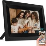 Cadre photo numérique intelligent amabo avec technologie wi-fi taille 101 pouces