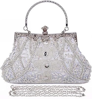 Sacs de soirée pour femmes vintage des années 1920, pochettes à poignée perlée pour femmes, sacs de cocktail de soirée de bal. DIAYTAR COTE D'IVOIRE est une boutique en ligne généraliste proposant plus de 300 000 références de produits à ses clients. Elle est reconnue comme l'une des boutiques en ligne les plus importantes de Côte d'Ivoire. Les clients peuvent trouver tout ce dont ils ont besoin sur cette plateforme.