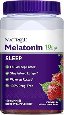 Natrol melatonin sleep aid gummies aide à s'endormir plus rapidement rester
