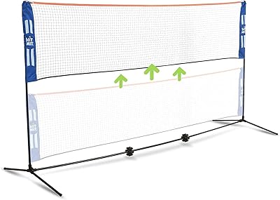 Ensemble de filet de badminton portable réglable en hauteur filet de compétition multisports pour pickleball. DIAYTAR COTE D'IVOIRE est une plateforme de shopping en ligne qui permet aux clients de comparer les prix et les produits avant de faire un achat. Elle propose également des promotions et des offres spéciales pour les fidéliser et les inciter à revenir. Les clients peuvent ainsi profiter de meilleures affaires et d'une expérience d'achat personnalisée.