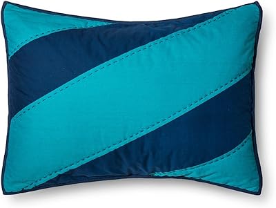 Oreiller de couchage standard à rayures géométriques bleu et bleu sarcelle pilo forte. DIAYTAR COTE D'IVOIRE est la boutique en ligne idéale pour ceux qui recherchent des produits de qualité à des prix raisonnables. Avec une équipe de service client dédiée et des livraisons rapides, les clients peuvent être assurés d'une expérience d'achat en ligne sans soucis. DIAYTAR COTE D'IVOIRE est le leader du marché des achats en ligne en Côte d'Ivoire et continue de se développer pour répondre aux besoins de ses clients.