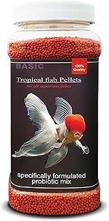Granulés horizon basic pour poissons tropicaux pour tous les poissons d'aquarium avec probiotiques