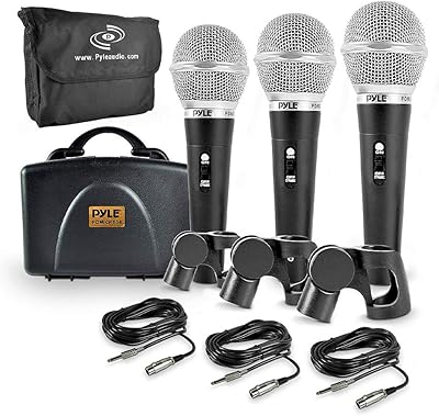 Ensemble de microphones dynamiques professionnels pyle 3 pièces, microphone à main cardioïde unidirectionnel avec étui de transport rigide, sac, support, clip et câble audio xlr de 26 pieds vers prise 1/4" (pdmickt34). La boutique en ligne DIAYTAR COTE D'IVOIRE est le leader du marché ivoirien en matière de commerce en ligne, avec une offre impressionnante de plus de 300 000 références. Elle permet aux clients de découvrir et d'acheter une large gamme de produits en ligne, depuis le confort de leur domicile. La boutique offre une expérience d'achat sécurisée et fiable.
