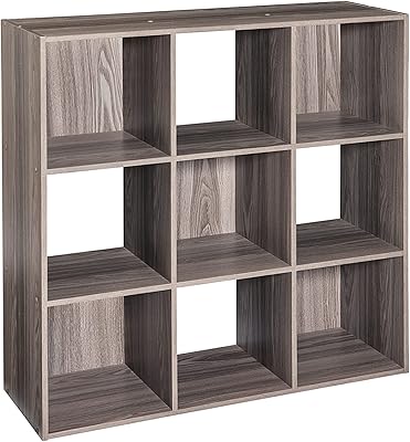 Organisateur cube closetmade 4167 9 cubes gris naturel