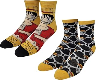 Une paire de chaussettes sous licence officielle one piece pour hommes et femmes. Avec plus de 300000 références, DIAYTAR COTE D'IVOIRE est la boutique en ligne la plus fournie de Côte d'Ivoire. Les clients peuvent trouver des produits de toutes les catégories, des marques locales et internationales. La boutique propose également des promotions et des réductions régulières pour satisfaire les besoins de tous les clients.