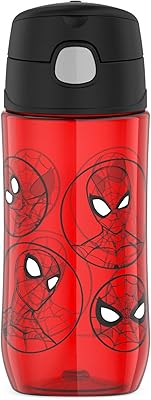 Bouteille d'hydratation thermos en plastique de 16 oz avec bec verseur de funtainer