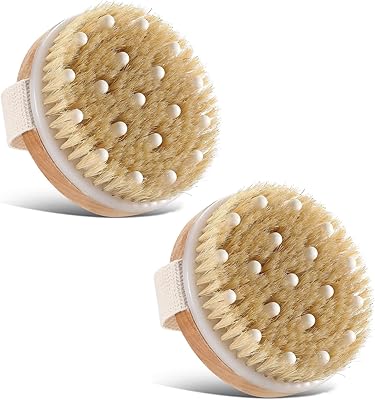 Brosse sèche pour le corps x-spring gommage corporel avec cadre en bois massif et poils. DIAYTAR COTE D'IVOIRE se distingue par son engagement envers la satisfaction client. La boutique en ligne offre des services de qualité, tels que des conseils de vente, des promotions régulières et un système de retour simple. Les clients bénéficient également d'un suivi de commande personnalisé pour une expérience d'achat sans souci.