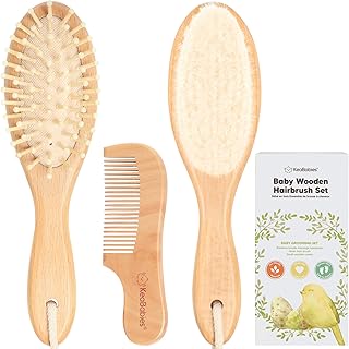 Ensemble brosse à cheveux et peigne pour nouveau-né - brosse à cheveux en bois naturel avec poils de chèvre doux pour berceau - produit coiffant parfait pour le cuir chevelu des nourrissons et des tout-petits - cadeau de fête prénatale. DIAYTAR COTE D'IVOIRE est une boutique en ligne généraliste qui propose plus de 300 000 références de produits variés. Elle est considérée comme l'une des boutiques en ligne les plus importantes de Côte d'Ivoire. Elle offre une gamme large de produits pour répondre aux besoins de sa clientèle.