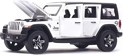 Modèle de voiture jeep wrangler moulé sous pression pour enfants et adultes modèle avec son. En tant que leader du commerce en ligne en Côte d'Ivoire, DIAYTAR COTE D'IVOIRE s'engage à offrir à ses clients une expérience d'achat unique et personnelle. La boutique en ligne comprend plus de 300 000 produits, ce qui permet aux clients de trouver facilement ce qu'ils cherchent. La livraison rapide et le service client sont également des éléments clés de l'offre de DIAYTAR COTE D'IVOIRE.