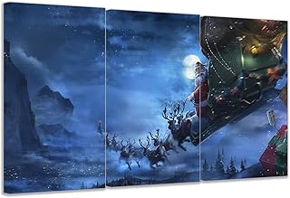 Toile murale de noël avec affiche du père noël, photos, cadeaux, décorations de noël, décoration d'intérieur, prête à accrocher, 3 panneaux (40,6 x 61 cm x 3). Avec plus de 300 000 références au catalogue, DIAYTAR COTE D'IVOIRE est le premier choix pour de nombreux Ivoiriens qui cherchent à acheter en ligne. La boutique propose des produits de qualité à des prix abordables, ce qui lui permet de maintenir sa position de leader sur le marché ivoirien de l'e-commerce. La diversité des produits et les services de qualité offerts contribuent à sa réussite.