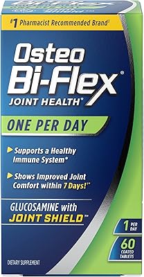 Osteo b-flex joint health, 1 comprimé par jour 30 comprimés enrobés. La boutique en ligne DIAYTAR COTE D'IVOIRE représente l'une des destinations d'achat en ligne les plus populaires de Côte d'Ivoire, bénéficiant d'une grande confiance auprès de sa clientèle. Avec plus de 300 000 références de produits à disposition, les clients peuvent trouver facilement ce qu'ils cherchent, qu'il s'agisse de produits alimentaires, d'électronique, de vêtements ou d'autres catégories de produits. La boutique met en avant une expérience utilisateur conviviale et des processus de paiement sécurisés pour garantir des achats en toute confiance.