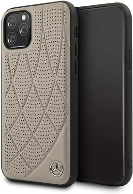 Coque de téléphone mercedes-benz pour iphone 12 - pro avec design perforé