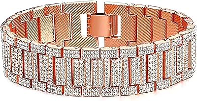 Huaming 21mm bracelet glacé pour hommes bracelet hip hop plaqué or chaîne à maillons cz. Avec plus de 300 000 références, DIAYTAR COTE D'IVOIRE propose une sélection impressionnante de produits de qualité. La boutique en ligne est conçue pour offrir une expérience d'achat pratique et sécurisée à ses clients. Elle est devenue une référence pour les consommateurs ivoiriens.
