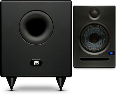 Paire de moniteurs de studio bidirectionnels pre sonos nearfield e5 5,25" avec supports