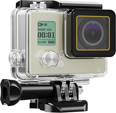 Zarmanoi étui étanche pour gopro hero couvercle caméra d'action gopro de plongée sous-marine
