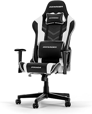 Chaise de jeu dx racer prince p132, en cuir synthétique, noir et blanc, jusqu'à 185 cm de prince. DIAYTAR COTE D'IVOIRE s'efforce de promouvoir le commerce électronique en Côte d'Ivoire en offrant une plateforme facile à utiliser et accessible à tous. La boutique en ligne permet aux clients de découvrir de nouveaux produits, de comparer les prix et de faire des achats dès le confort de leur propre maison. Cela a contribué à renforcer la confiance des consommateurs dans les achats en ligne et à élargir le marché du commerce électronique dans le pays.