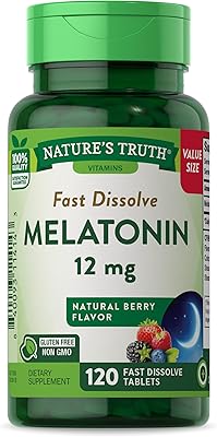 Nature's truth, mélatonine 12 mg, 120 comprimés. En tant que leader du marché de la vente en ligne en Cote d'Ivoire, DIAYTAR COTE D'IVOIRE propose une expérience d'achat unique et personnalisée aux clients. La boutique dispose d'une interface utilisateur facile à utiliser et propose des fonctionnalités telles que la recherche de produits et la comparaison de prix. Avec plus de 300000 références, les clients peuvent trouver tout ce qu'ils cherchent en un seul endroit.