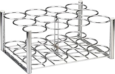 Support pour bouteilles d'oxygène drive medical deluxe, chromé, 12 m6, peut contenir 12
