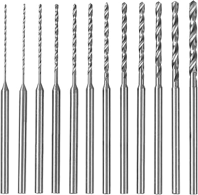 Jeu de 12 micro-forets hélicoïdaux hss, micro-forets hélicoïdaux de 0,5 à 2,0 mm