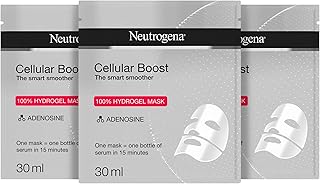 Masque hydrogel neutrogena ageless youth boost, 30 ml, paquet de 3, violet