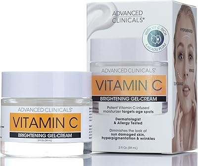 Advanced clinicals skin care hydratant pour le visage à la vitamine
