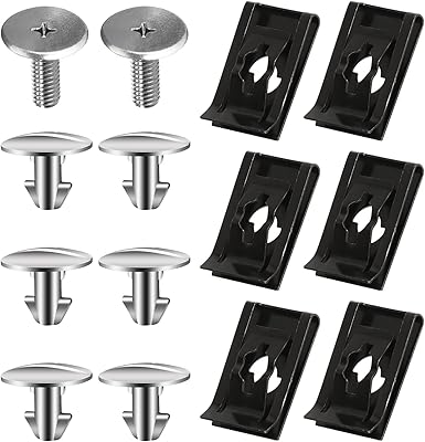 Vis de boulon de couvercle de moteur, couvercle de radiateur, clips de goupille de couvercle d'accès au moteur, boulon de couvercle inférieur, matériel de protection contre les éclaboussures de moteur, clips de montage 18 pièces. DIAYTAR COTE D'IVOIRE, boutique en ligne généraliste offre une large gamme de produits avec plus de 300000 références pour répondre à tous les besoins de ses clients. Leader en Cote d'Ivoire, elle propose des produits de qualité à des prix compétitifs.
