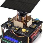 Kai studio kit de suivi solaire diy pour arduino module de chargement