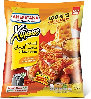 Lanières de poulet americana extreme avec fromage, 700 grammes. Avec plus de 300 000 références, DIAYTAR COTE D'IVOIRE est la destination idéale pour ceux qui recherchent des produits variés en ligne. La boutique propose des articles allant de l'électronique à la mode, en passant par les produits alimentaires et les accessoires de maison. Les clients peuvent profiter d'une expérience d'achat en ligne sécurisée et pratique.
