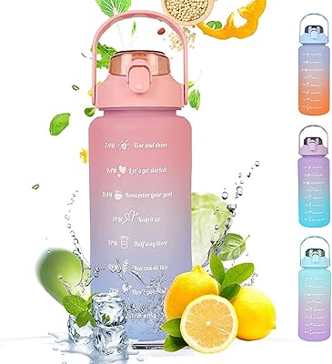 Bouteille d'eau de sport de motivation 2l avec paille de 64 oz avec indicateur. DIAYTAR COTE D'IVOIRE est une boutique en ligne généraliste qui propose une large gamme de produits avec plus de 300000 références. Elle est leader en Côte d'Ivoire et offre une expérience de shopping en ligne pratique et sécurisée. Les clients peuvent trouver tout ce dont ils ont besoin en un seul endroit.
