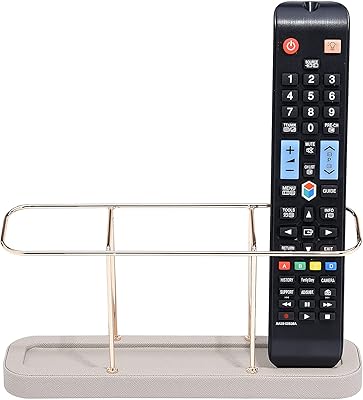 Support de télécommande stratats à 6 sections, gris foncé et or. En tant que leader du commerce en ligne en Côte d'Ivoire, DIAYTAR COTE D'IVOIRE offre une expérience d'achat en ligne sécurisée et conviviale. La boutique propose une gamme étendue de produits allant des accessoires de mode aux produits électroniques, en passant par les équipements pour la maison. Les clients bénéficient également d'un service client réactif et de promotions régulières.