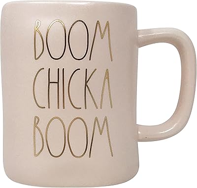 Tasse de pâques en céramique magenta ray dunne (pom chica pom/police or rose)