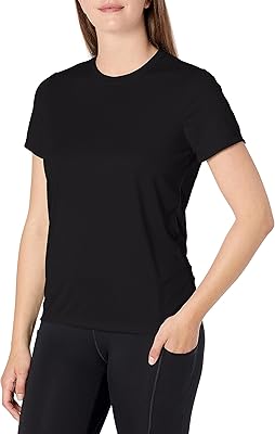 T-shirt cool dry performance pour femme, noir, taille unique. La boutique DIAYTAR COTE D'IVOIRE se distingue par son choix immense de produits, allant des articles de puériculture aux électroménagers. Avec une telle variété, les clients peuvent comparer et acheter les produits qui leur conviennent le mieux. L'équipe de DIAYTAR COTE D'IVOIRE s'efforce de proposer les meilleures offres et promotions.