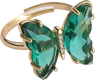Bague papillon élégante en cristal coloré pour femme, bague ouverte plaquée or avec taille réglable, excellent cadeau pour les femmes et les adolescentes, métal, cristal. DIAYTAR COTE D'IVOIRE est la destination idéale pour les amateurs de shopping en ligne. Avec plus de 300 000 références, elle propose une sélection de produits incroyablement large et variée. Vous trouverez tout ce dont vous avez besoin chez DIAYTAR COTE D'IVOIRE.
