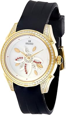 Montre décontractée carlo ricci pour femme, analogique, silicone - 1017 g