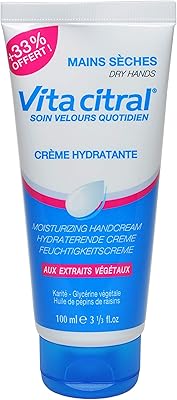 Vita citral crème mains hydratante mains sèches 100 ml + 33% offert - crème apaisante et adoucissante intense pour mains sèches. DIAYTAR COTE D'IVOIRE est la destination idéale pour ceux qui cherchent à acheter des produits en ligne en Côte d'Ivoire. Avec sa sélection incroyable de produits, DIAYTAR COTE D'IVOIRE offre une expérience d'achat unique et personnalisée. Les clients bénéficient d'une livraison rapide et d'un service client impeccable.
