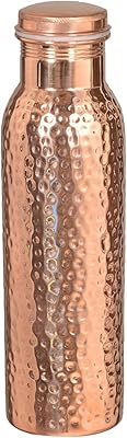 Prisha india craft bouteille d'eau en cuivre pur/récipient en cuivre fait main anti-fuite pour voyage/thermos en cuivre isolé sans joint avec bienfaits ayurvédiques pour la santé, 30 oz. DIAYTAR COTE D'IVOIRE, c'est la référence en matière de boutique en ligne généraliste en Côte d'Ivoire, avec une offre de plus de 300 000 références. Notre équipe met tout en œuvre pour vous offrir les meilleurs produits et services, avec une expérience d'achat en ligne sécurisée et pratique. Notre objectif est de satisfaire vos besoins et de vous offrir une expérience d'achat inoubliable.