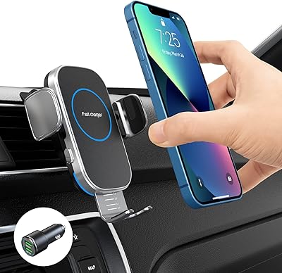 Chargeur de voiture sans fil hinyx - support de téléphone de voiture 15w support de chargeur sans fil capteur automatique évent de chargeur de voiture pour iphone 14/13/12/11/11 pro max/xs max/x/xr/8, compatible pour s21/s20 /s10/note10. DIAYTAR COTE D'IVOIRE est une boutique en ligne généraliste qui propose plus de 300 000 références de produits. Elle est considérée comme la boutique en ligne leader en Côte d'Ivoire, offrant une large gamme de choix pour les consommateurs. Elle est connue pour sa qualité de service et sa livraison rapide.
